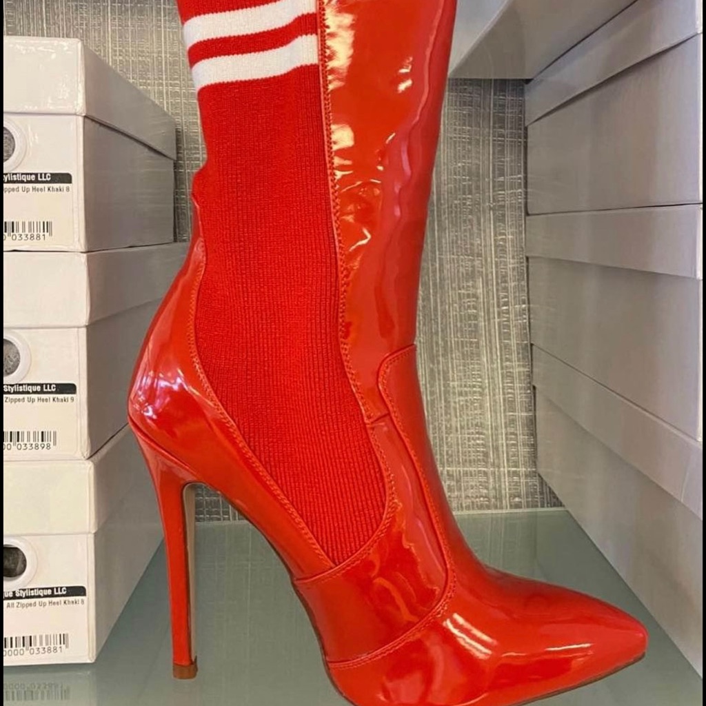 Brand New Red Boots